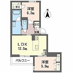 物件の間取り