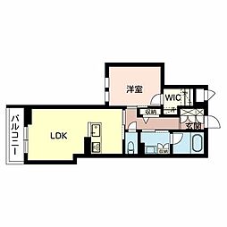 間取図画像 1LDK