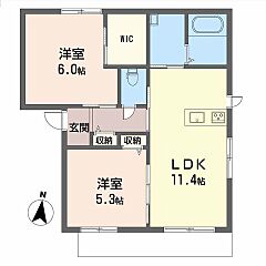 物件の間取り