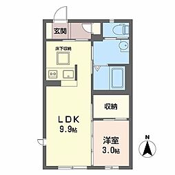 間取図画像 1LDK