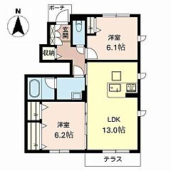 物件の間取り