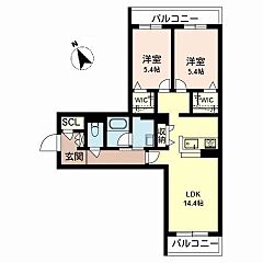 物件の間取り