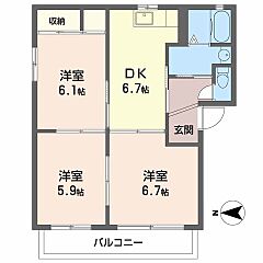 物件の間取り
