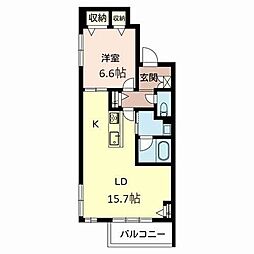 間取図画像 1LDK