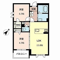 LeGrandBlue2 2LDKの間取図画像