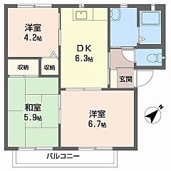 物件の間取り