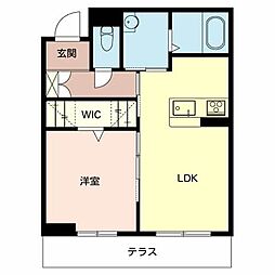 間取図画像 1LDK
