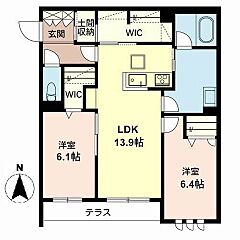 物件の間取り