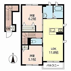 物件の間取り