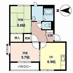 物件の間取り