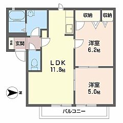 物件の間取り