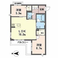物件の間取り