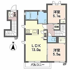 物件の間取り