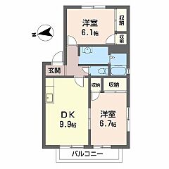 物件の間取り
