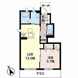 間取図画像 1LDK