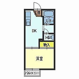 間取図画像 1DK