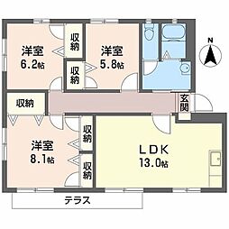 間取図画像 3LDK