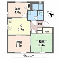 物件の間取り