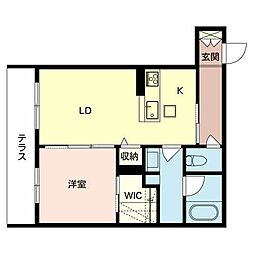 間取図画像 1LDK