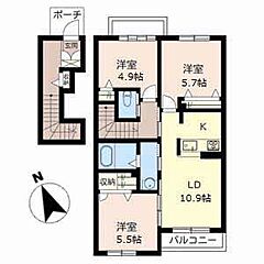 物件の間取り