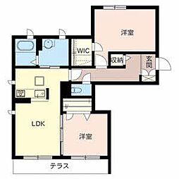 シャーメゾン春日 2LDKの間取図画像
