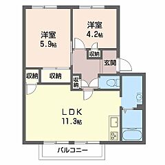 物件の間取り