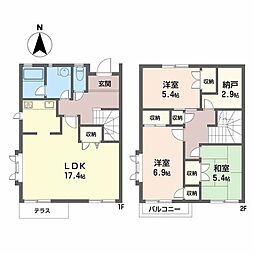 間取図画像 3SLDK