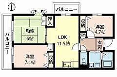 物件の間取り