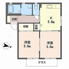 物件の間取り