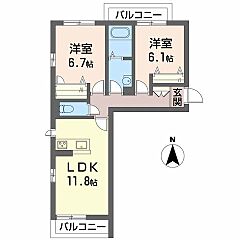 物件の間取り