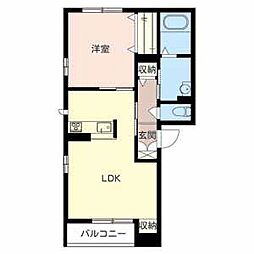 間取図画像 1LDK