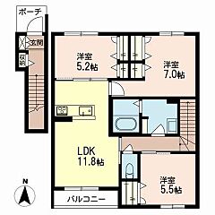 物件の間取り