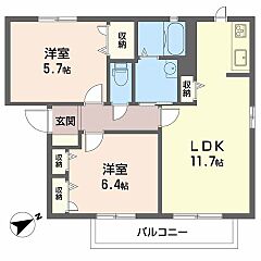物件の間取り
