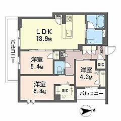 物件の間取り