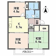 物件の間取り