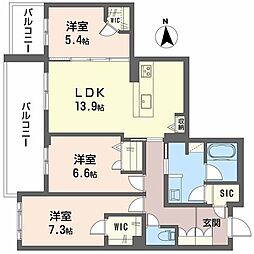 間取図画像 3LDK