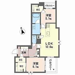 物件の間取り