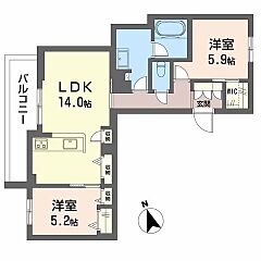 物件の間取り