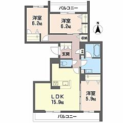 物件の間取り