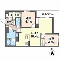 物件の間取り