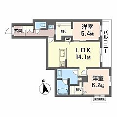 物件の間取り
