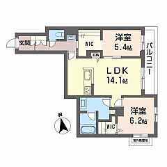 物件の間取り