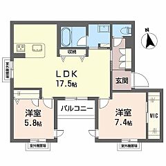 物件の間取り