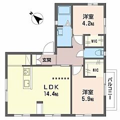 物件の間取り