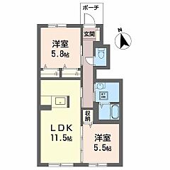 物件の間取り