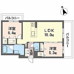 物件の間取り