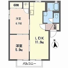 物件の間取り