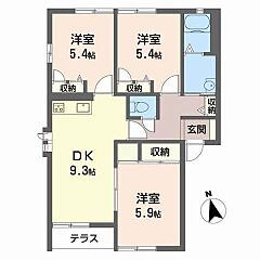 物件の間取り