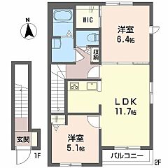 物件の間取り