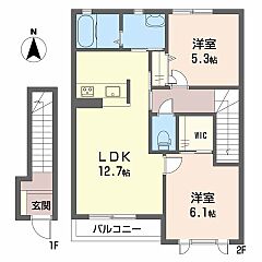 物件の間取り